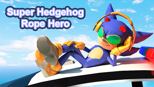 Super Hedgehog Rope Hero
