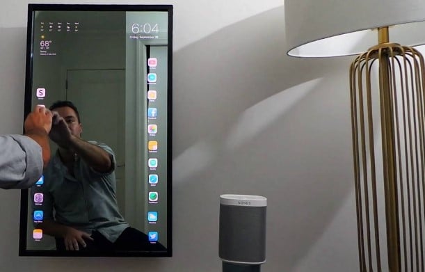 Futuro! Fã cria o Apple Mirror, um espelho inteligente.
