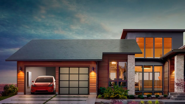 Tesla revela placas solares que tem aparência de telhado