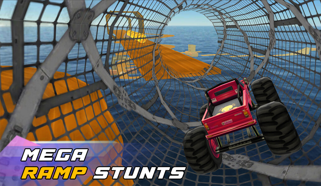 jogar Ultimate Monster Truck: 3D Stunt Racing Simulator