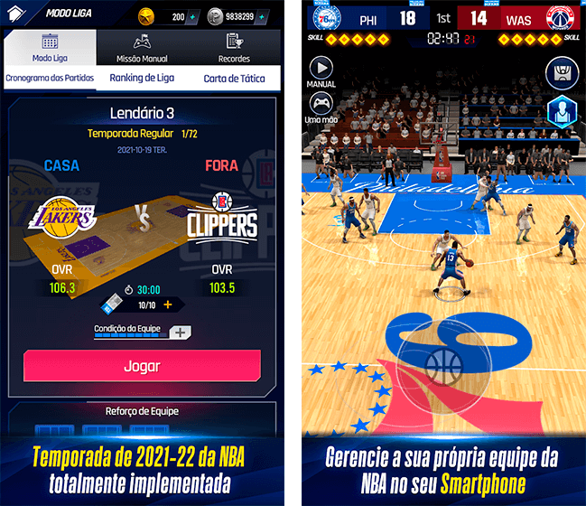 baixe NBA NOW 22 apk Android