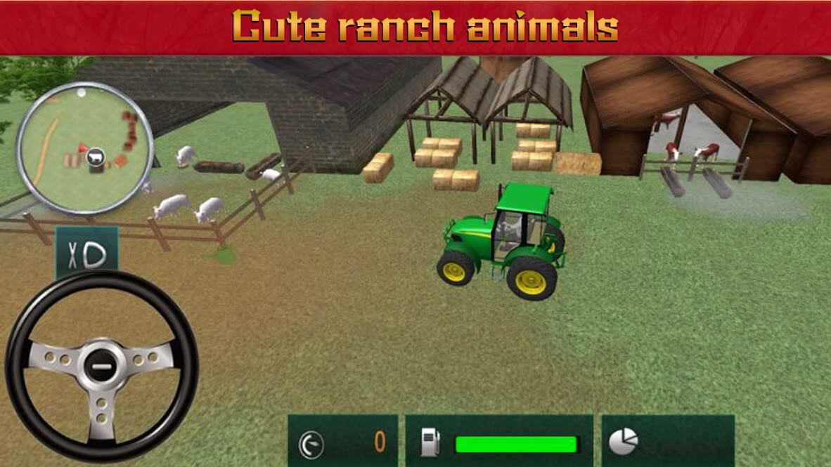 jogar Farmer Harvest Simulator 3D - Tractor Hauling