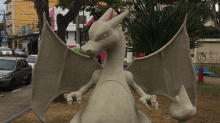 Nova estátua de Pokémon surge em Suzano