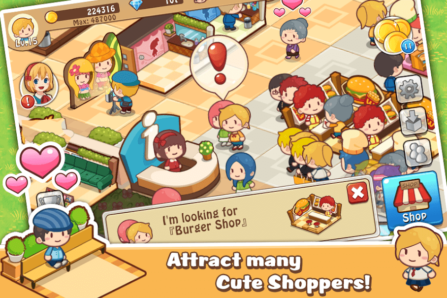 jogar Happy Mall Story: Sim Game