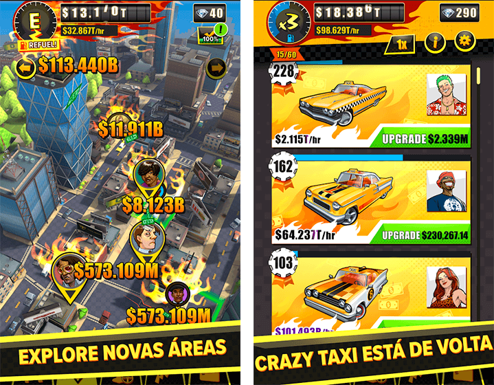 Donwload do jogo Crazy Taxi Gazillionaire grátis