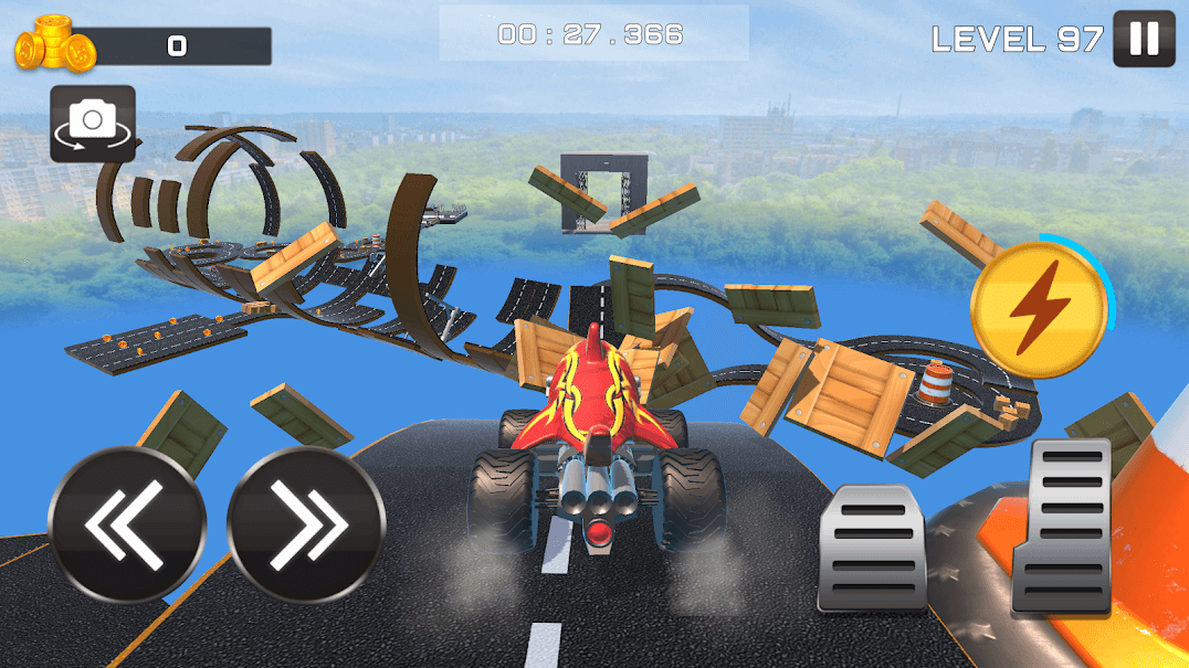 jogar SuperHero Car Stunt Race City
