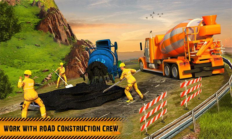 jogar Hill Road Construction Games: Dumper Truck Driving