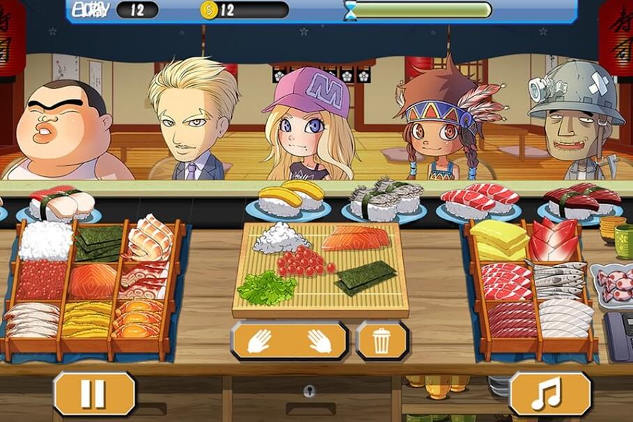 jogar Sushi House - cooking master