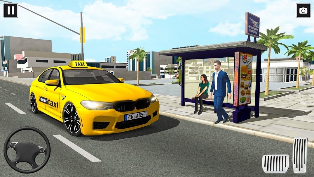 jogar Taxi Crazy Driver Simulator 3D