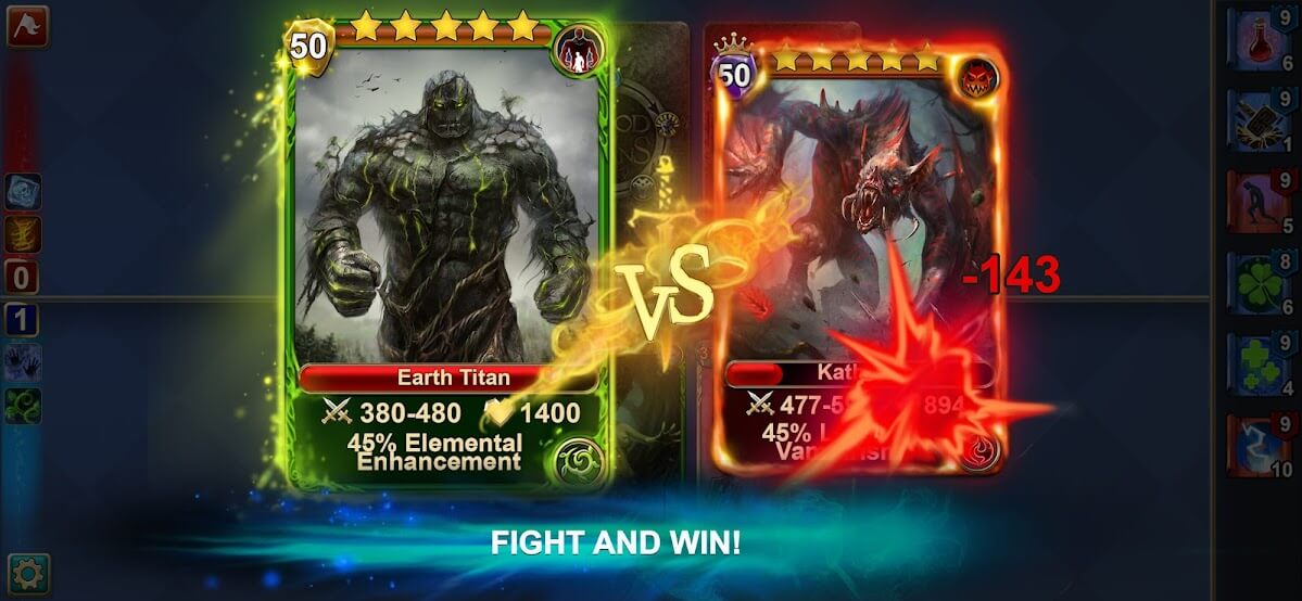 jogar Blood of Titans: Card Battles