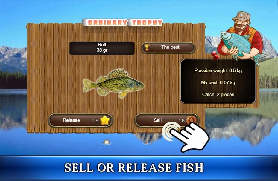 jogar Fish Rain: Sport Fishing Games. Fishing Simulator.