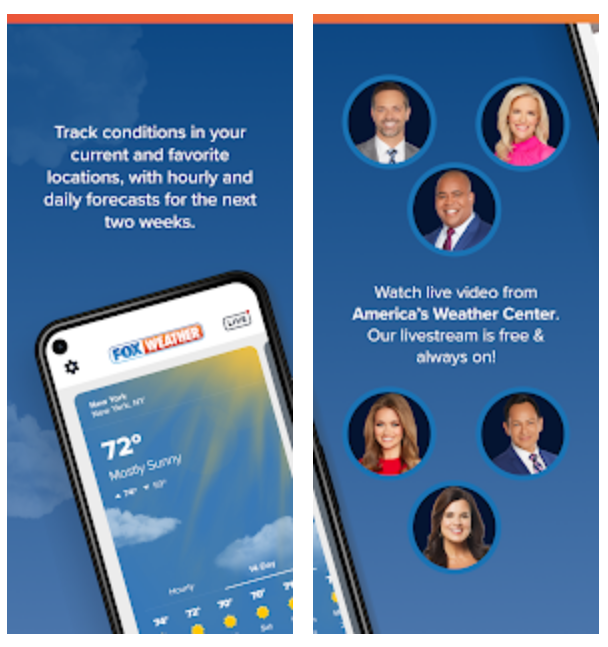 Baixe o app FOX Weather APK para Android Grátis