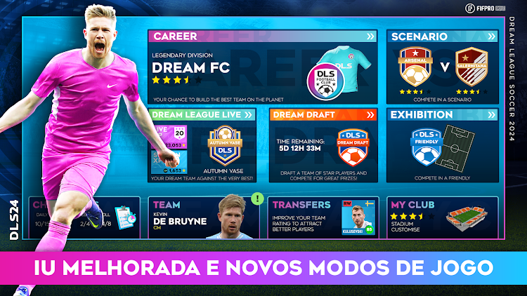 baixe apk Dream League Soccer 2024 Android