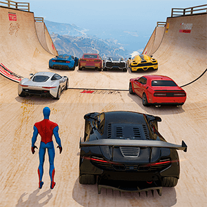 Baixar SuperHero Mega Ramp para Android