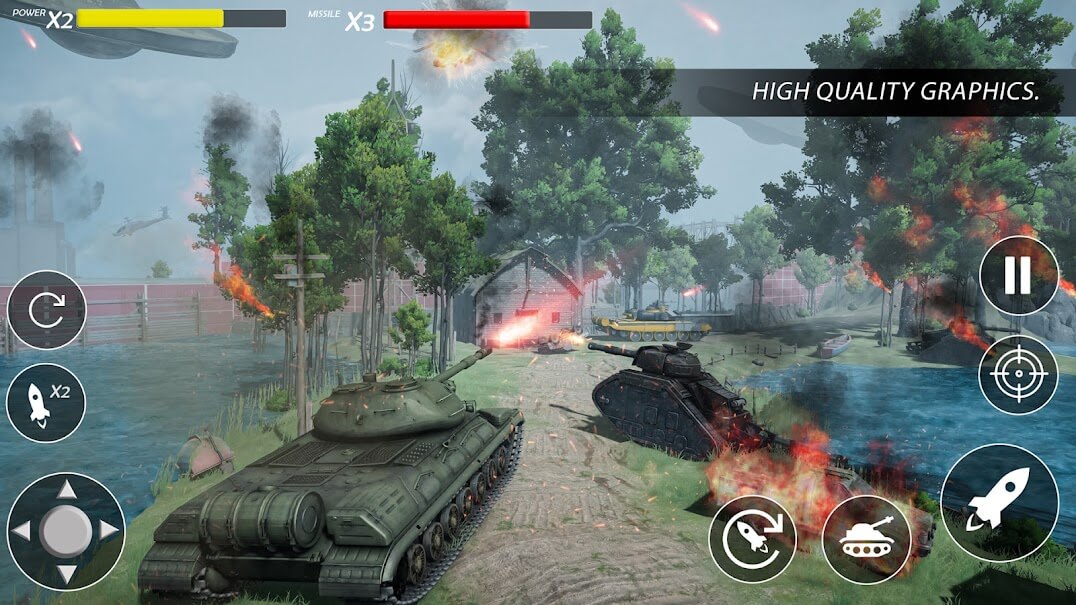 jogar War of Tanks: World War Games