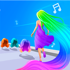Baixar Dancing Hair - Music Race 3D para Android