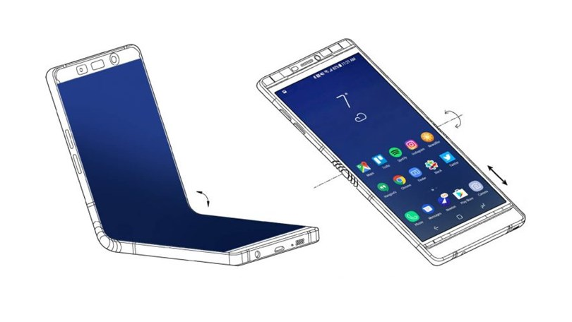 Samsung anuncia smartphones com telas dobráveis