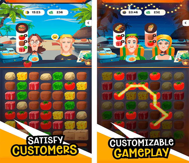 baixe Food Frenzy: Puzzle para Android