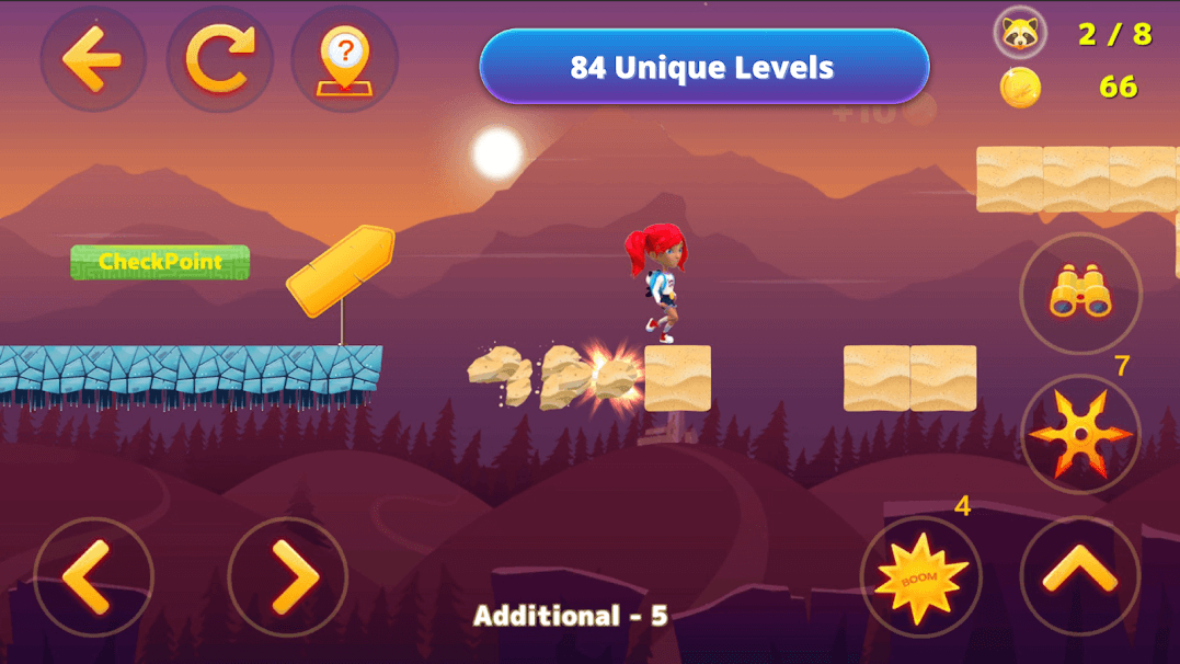 jogar Tricky Liza: Adventure Platformer Game 2D Offline