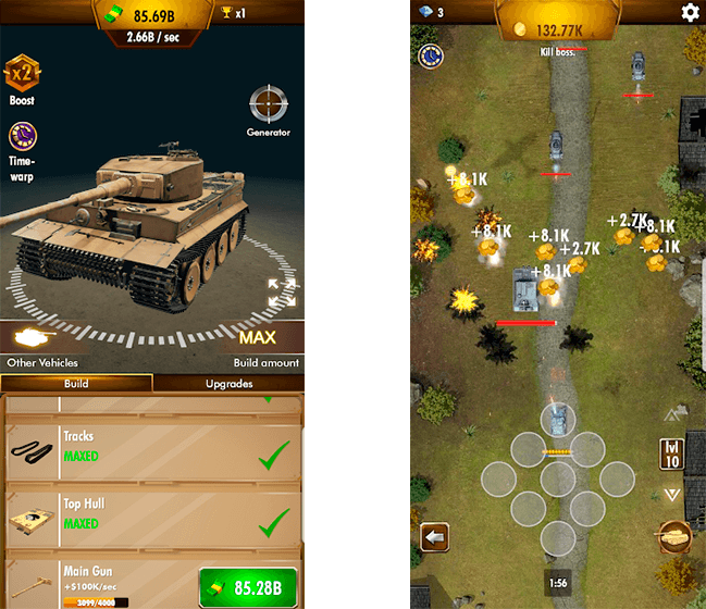 jogar Idle Panzer War of Tanks