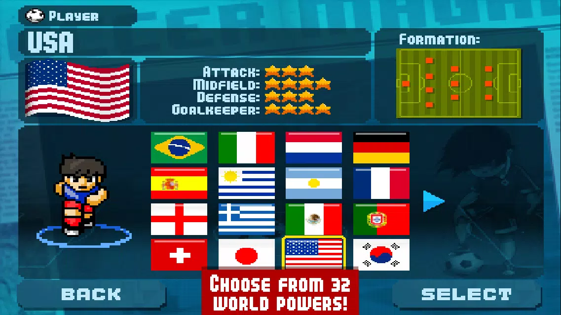 baixe apk Pixel Cup Soccer Android