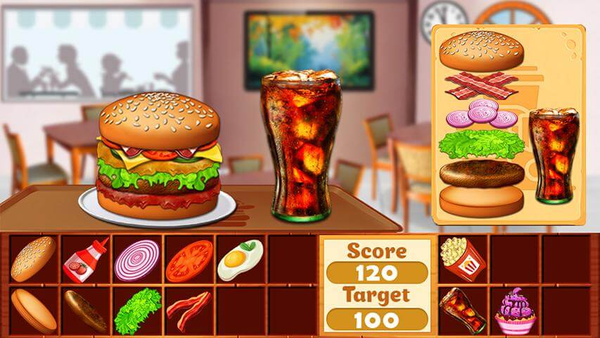 jogar Fast Food Cooking and Restaurant Game