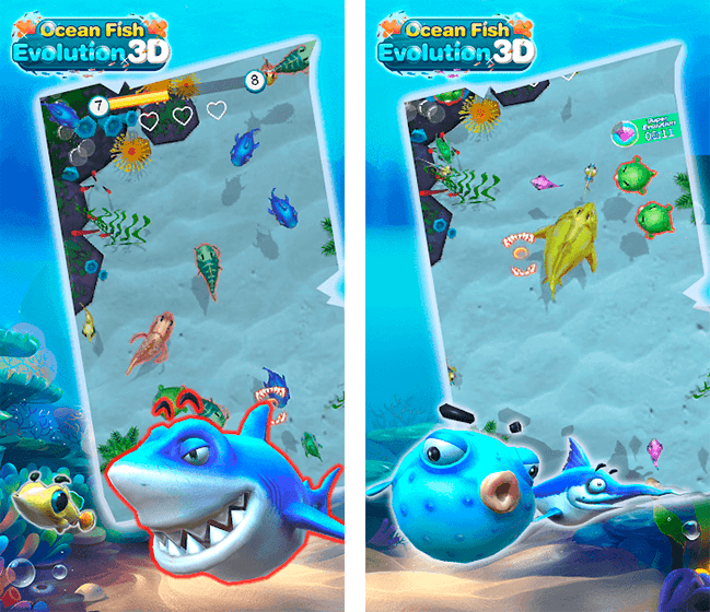 jogar gratis Ocean Fish Evolution 3D