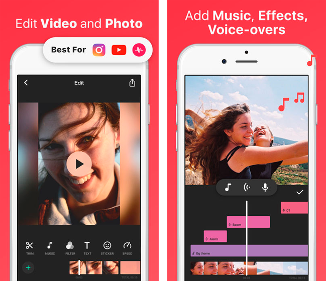 Baixar InShot Editor de Vídeo e Foto Música de graça para iOS