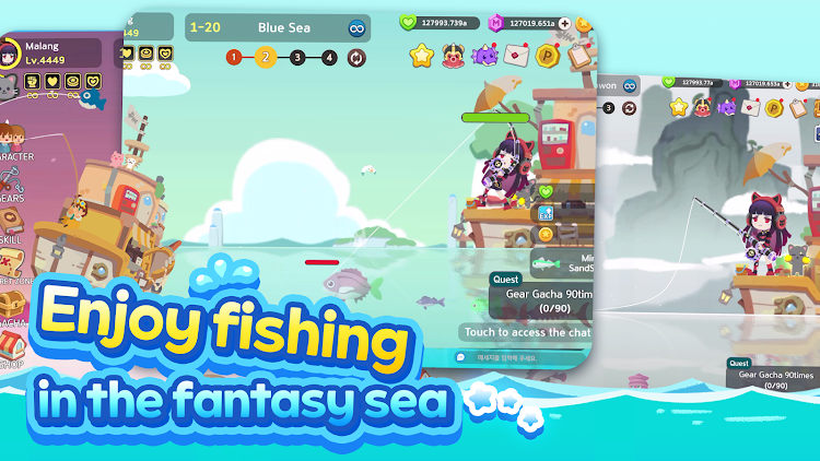 apk Idle Fishing: Sea of Fantasy Android gratis