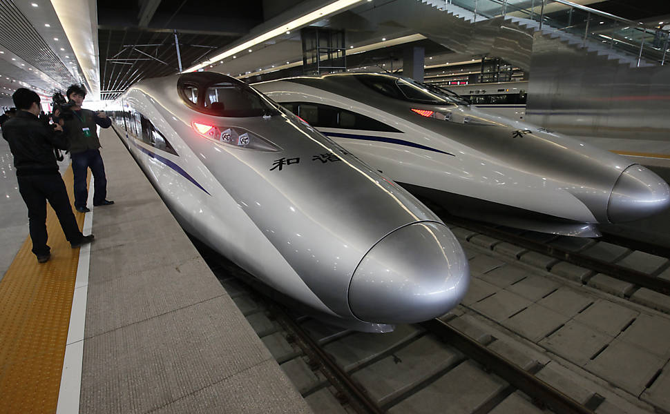 China quer construir trem-bala que passa dos 600 km/h	