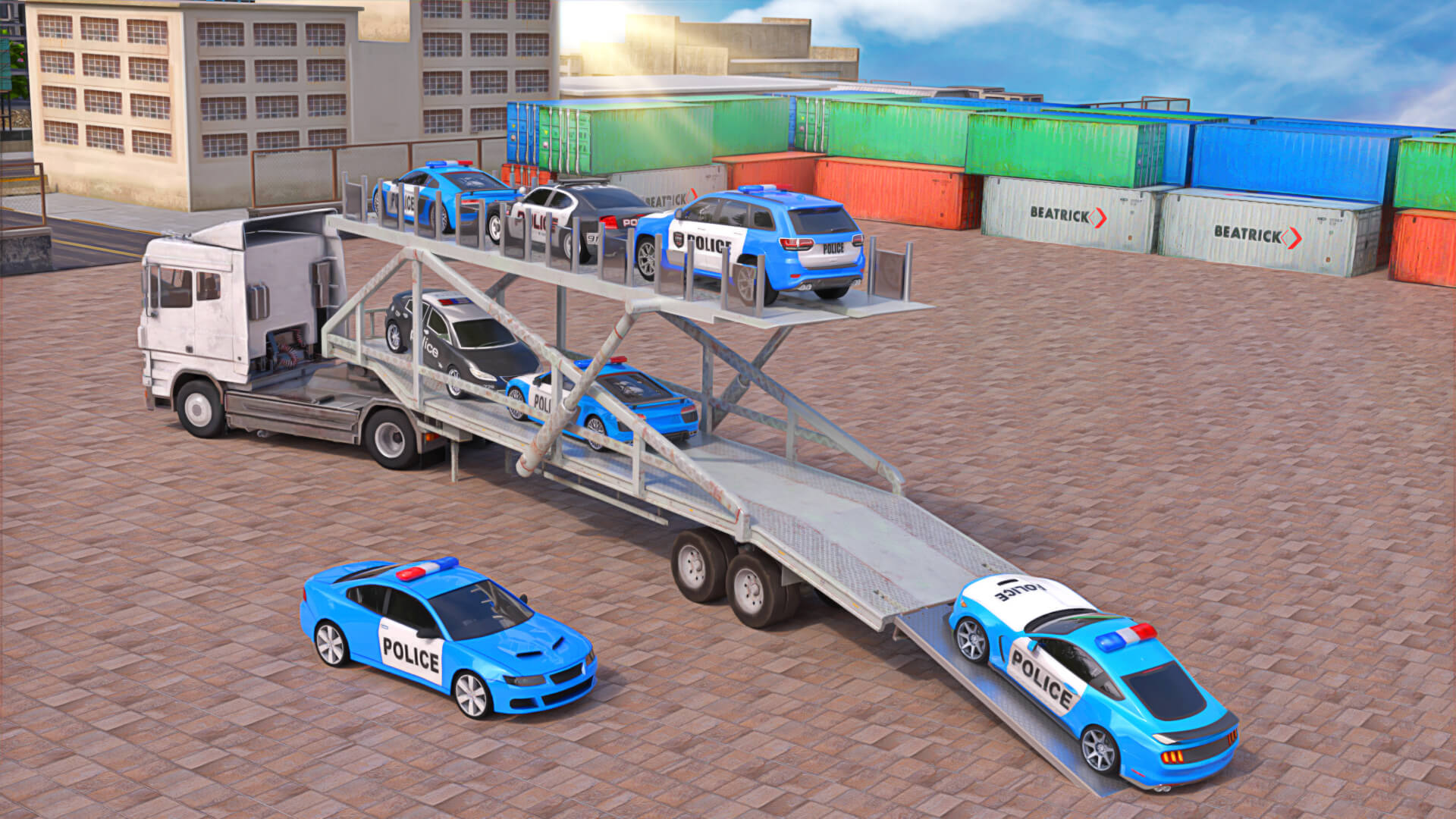 jogar Police Car Delivery Game