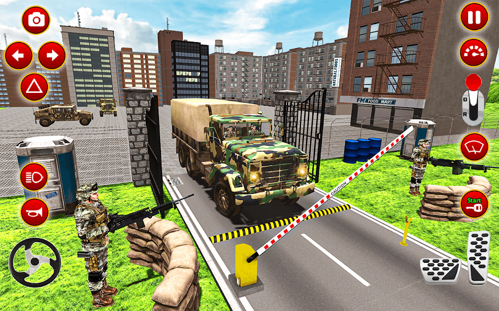 jogar Army Truck Military games 3D