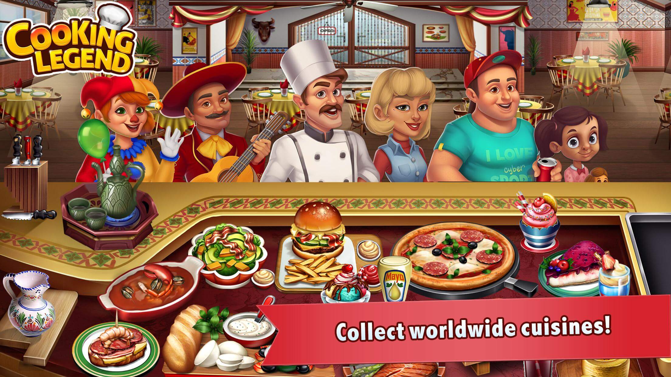 jogar Cooking Legend - Fun Restaurant Kitchen Chef Game