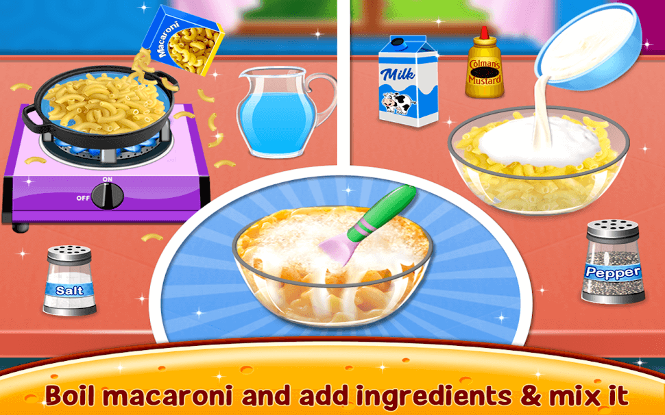 jogar Mac and Cheese Maker Game