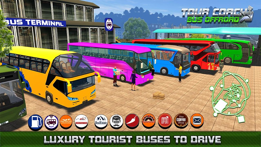 jogar Tourist Coach Bus Highway Game