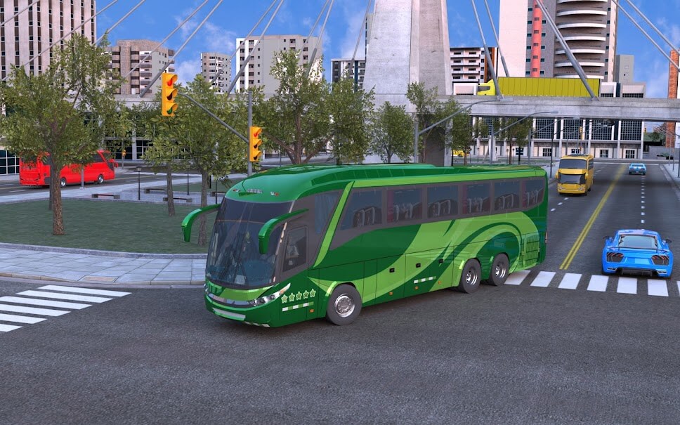 jogar Euro City Bus Driving Games 3D
