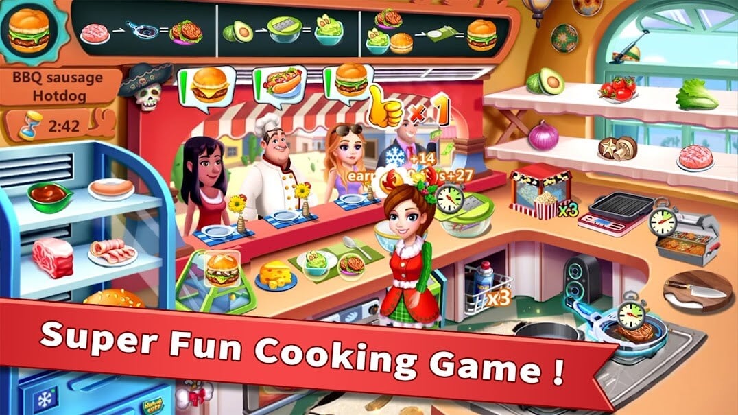 jogar Rising Super Chef - Craze Restaurant Cooking Games