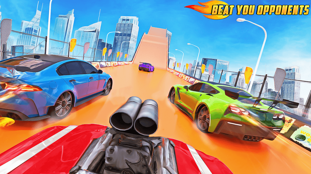 jogar Mega Ramp Car Racing Games 3D