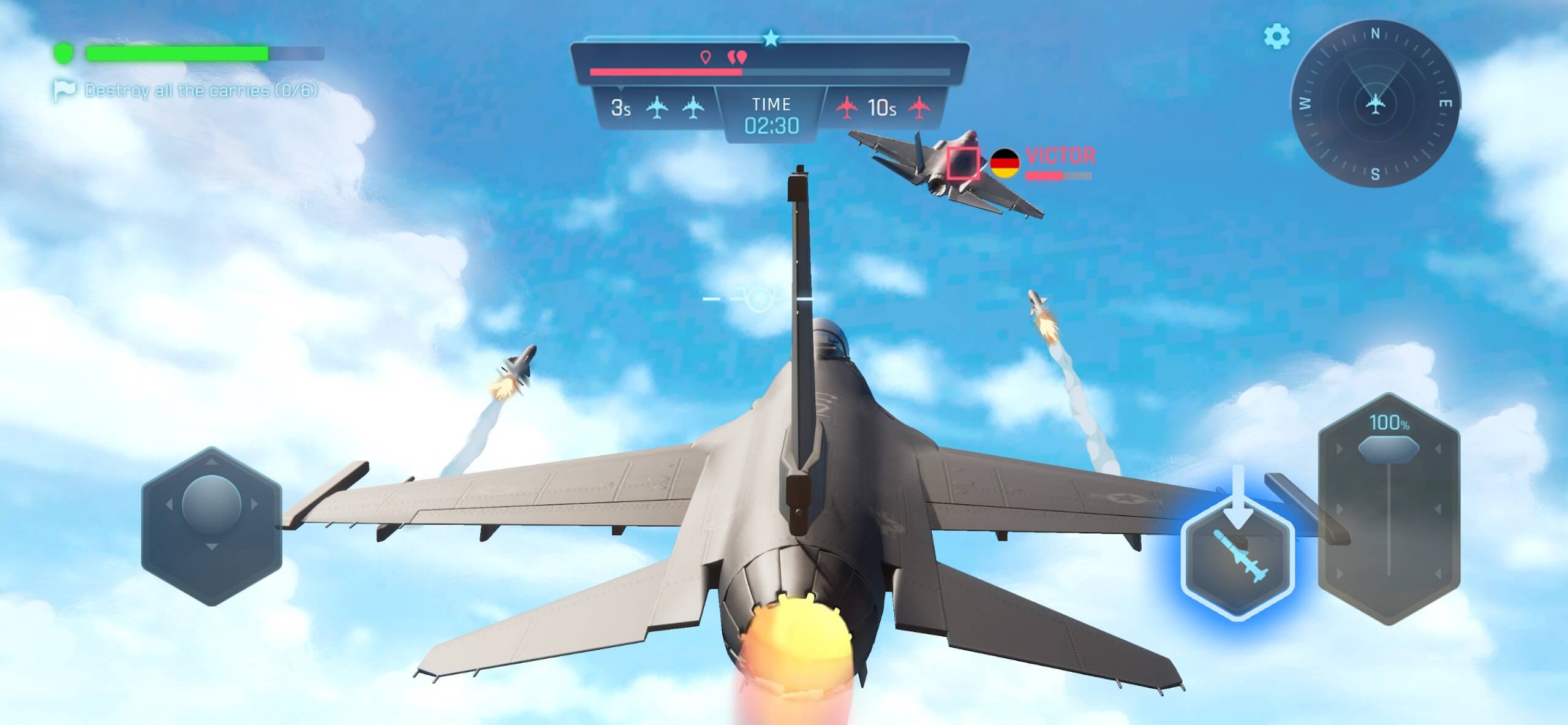 jogar Sky Warriors: Combate Aéreo